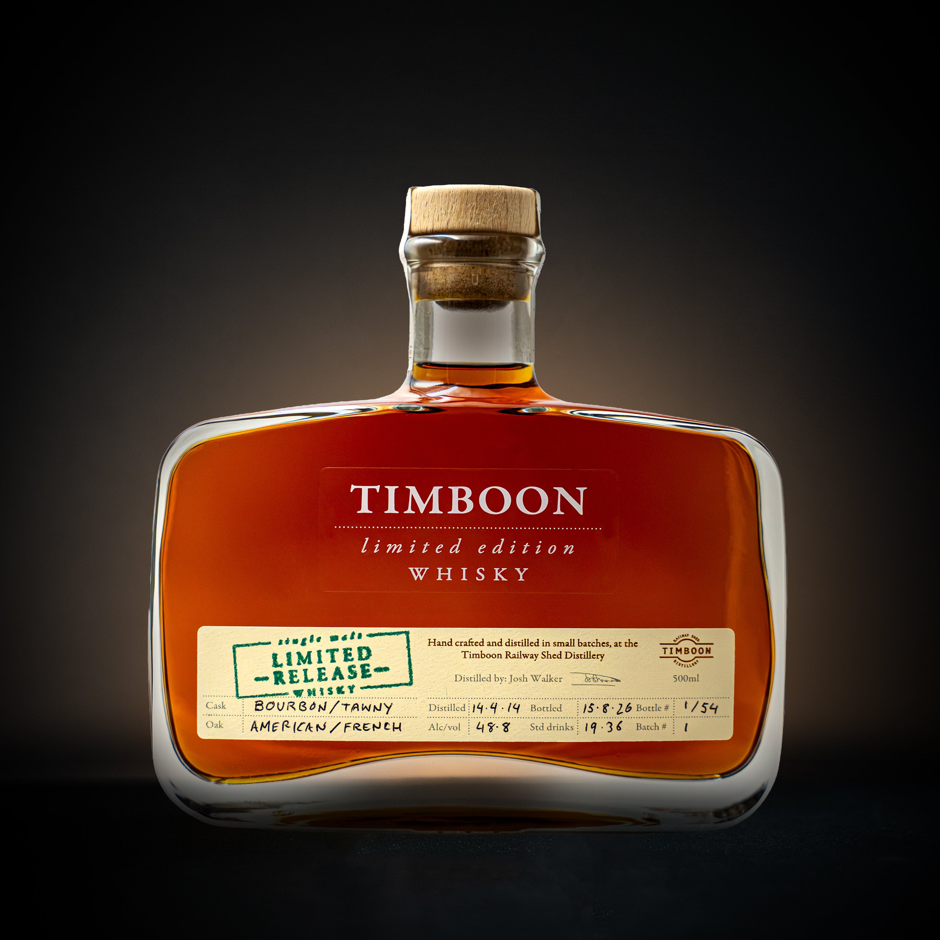 12 Year Limited - Single Malt Whisky 500ml Timboon Railway Shed Distillery