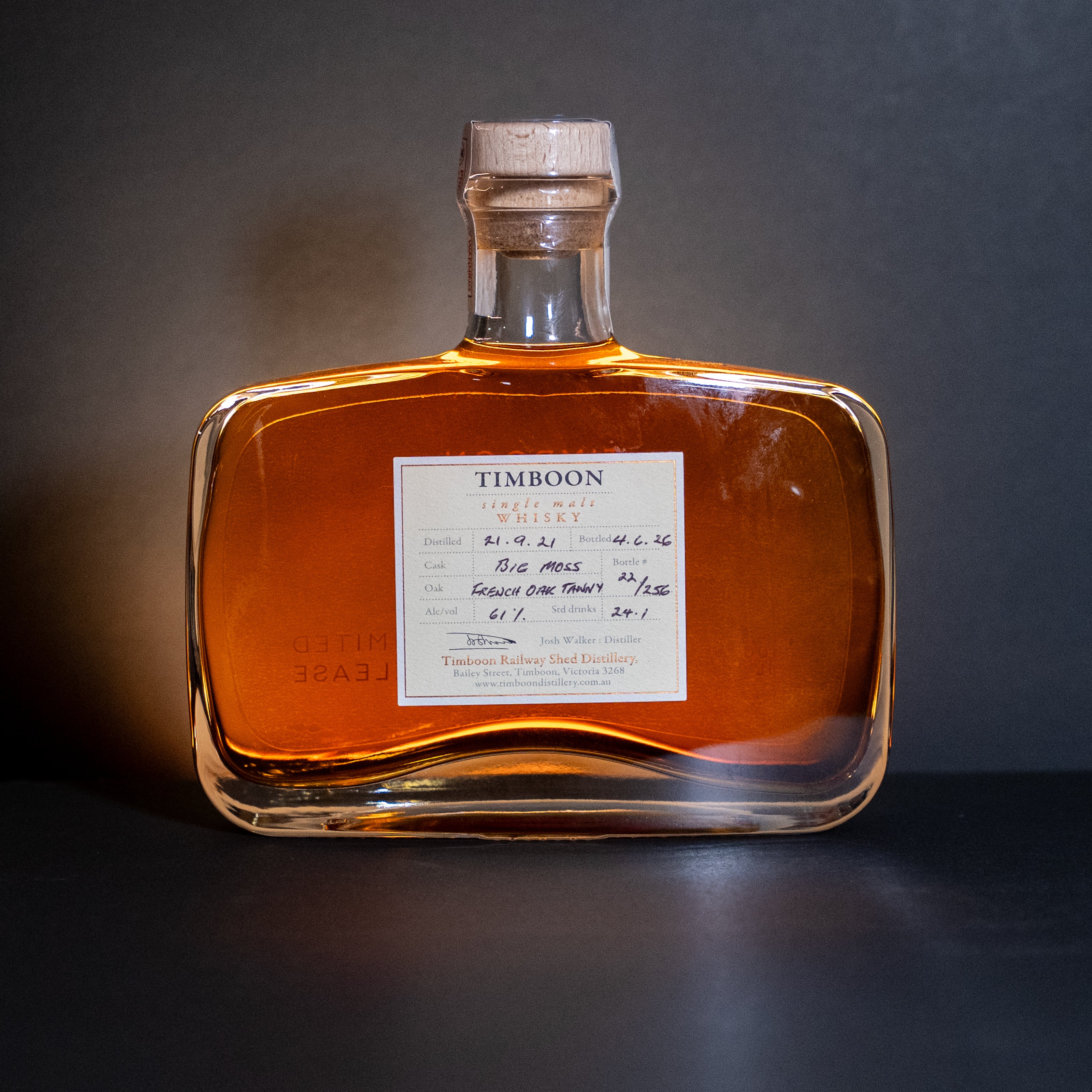 Limited Edition - Single Malt Whisky - Big Moss Timboon Railway Shed Distillery