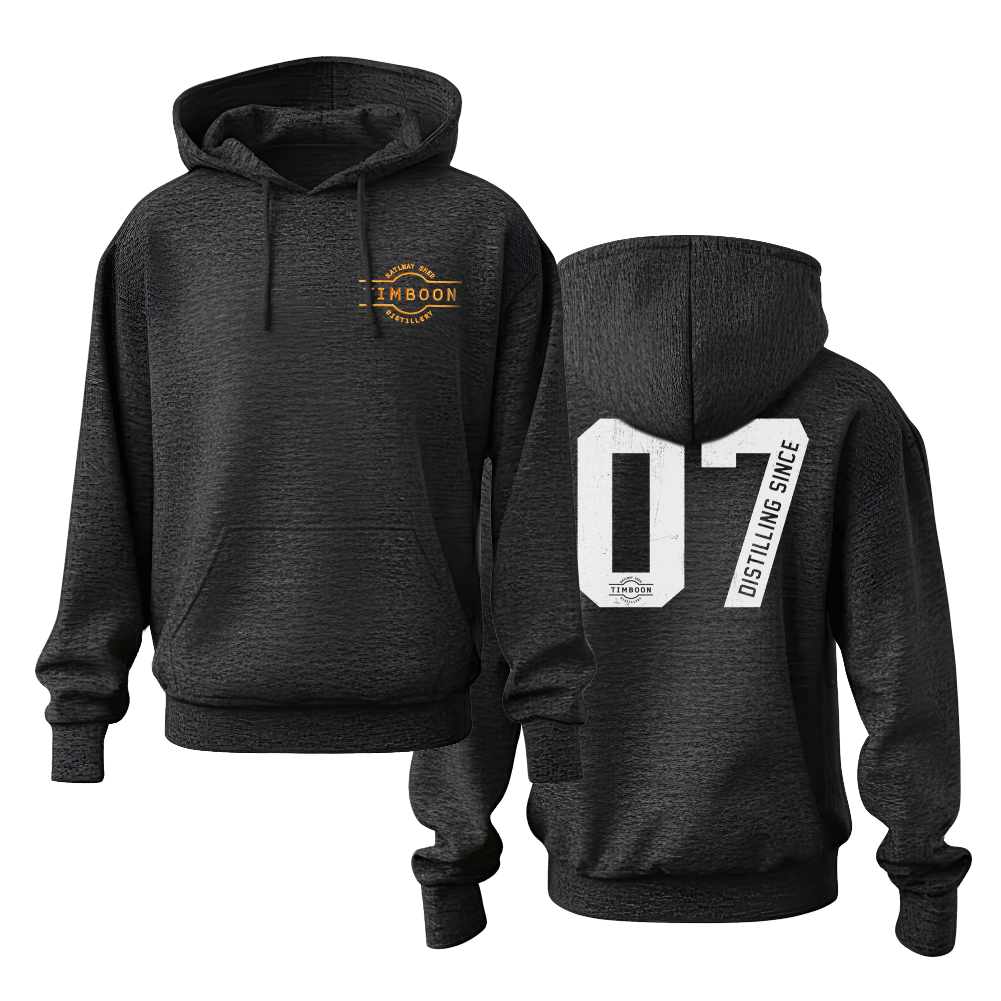 Unisex Dark Grey Marle Hood
